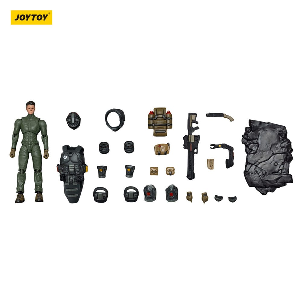 Steel Ride Corps Dark Source Action Figur Assaulter Volok 7 cm