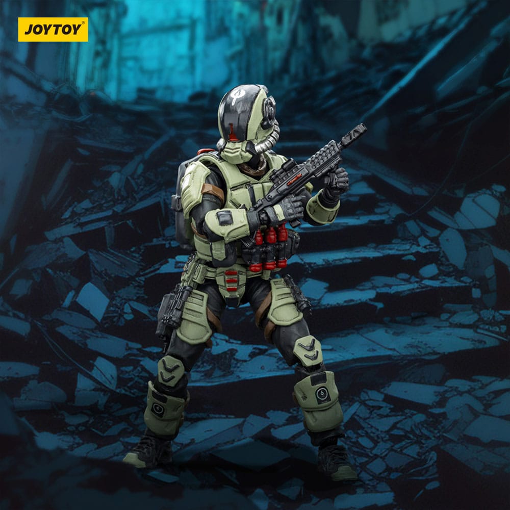 Steel Ride Corps Dark Source Action Figur Assaulter Marco 7 cm