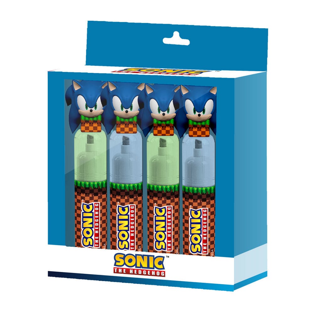Sonic - The Hedgehog Highlighters 4-Pack 