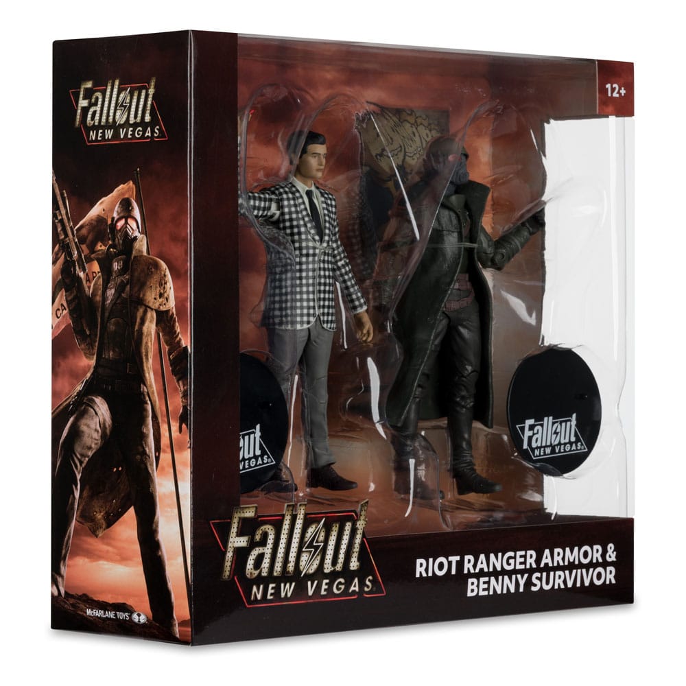 Fallout: New Vegas Statue 2-Pack Riot Ranger Armor & Benny Survivor 18 cm
