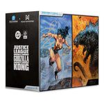 DC Justice League Monsterverse DC Multiverse Action Figures 2-Pack Wonder Woman Vs. Atomic Blast Godzilla 18 cm 