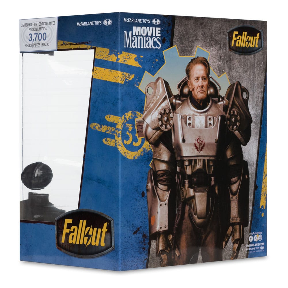Fallout Movie Maniacs Action Figure Hank Maclean (Season 2) (Red Platinum Edition) 17 cm