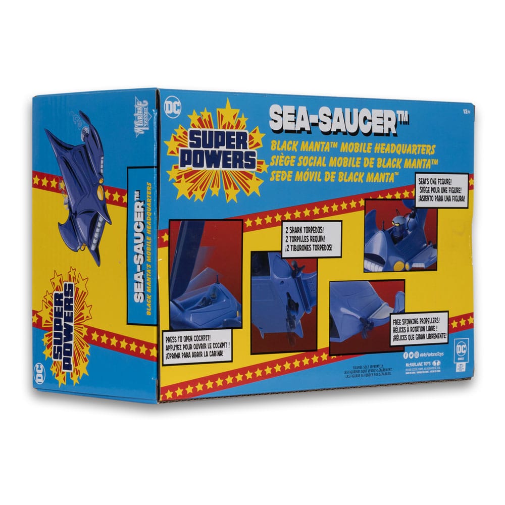 DC Direct Super Powers Vehicles Black Manta Sea Saucer 10 cm 