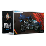 The Flash DC Multiverse Vehicle Batcycle with Batman  