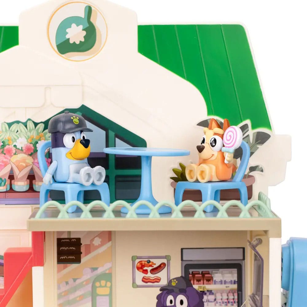 Bluey Mini Figure Playset Bluey Let's Play Chef Supermarket