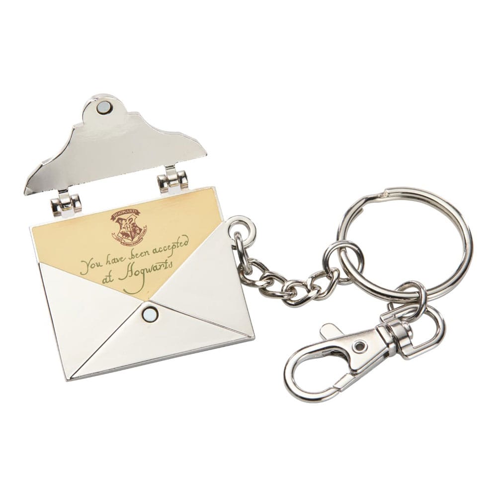 Harry Potter Metal Keychain Hogwarts Acceptance Letter 
