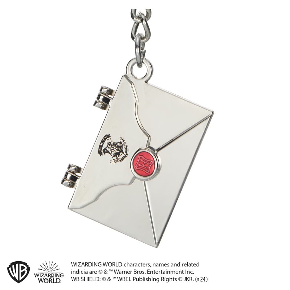 Harry Potter Metal Keychain Hogwarts Acceptance Letter 