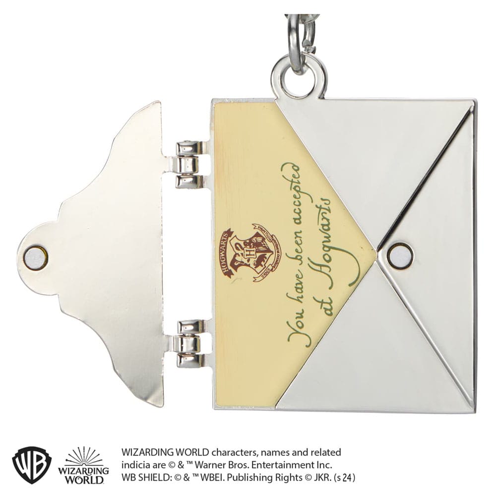 Harry Potter Metal Keychain Hogwarts Acceptance Letter 