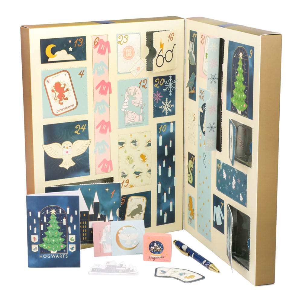 Harry Potter Advent Calendar Stationery 24 Day Hogwarts