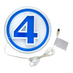 Fantastic Four LED Wall Lamp Light Logo Neon 
