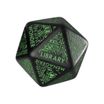 Viridian Jumbo Dice Dungeon Room Generator D20 Black 