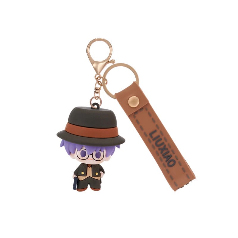 Link Click Rubber Keychain Liu Xiao 6 cm 