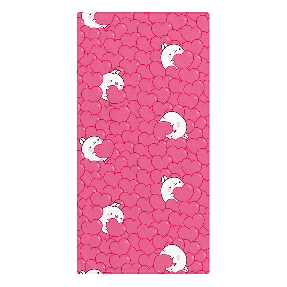 Molang Towel Hearts 35 x 75 cm       