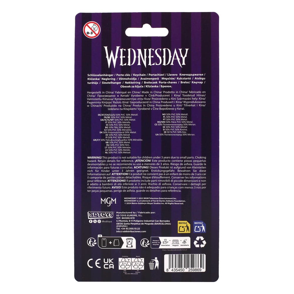 Wednesday Keychain Enid 7 cm