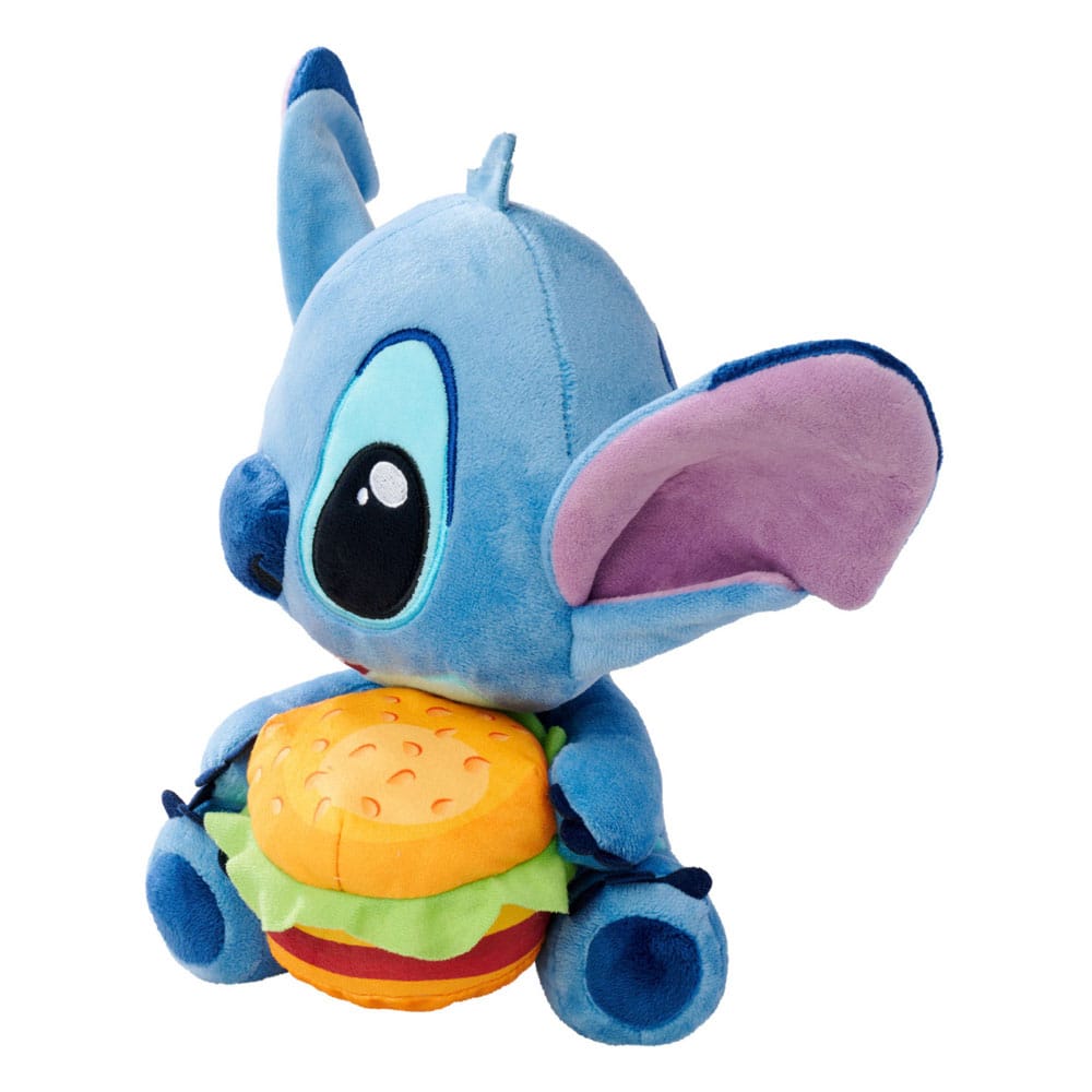 Lilo & Stitch Plush Figure Stitch with Burger 25 cm          