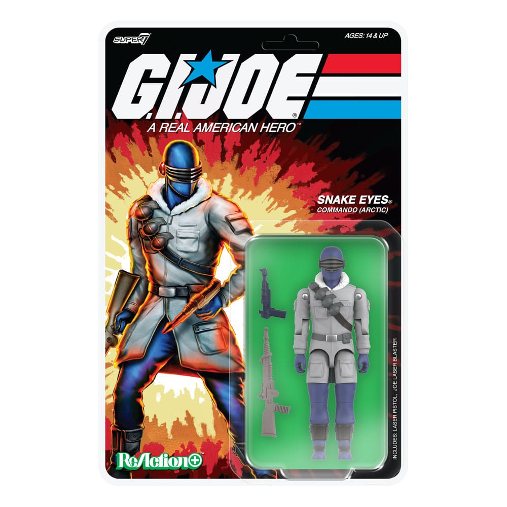 GI Joe (Movie) ReAction+ Action Figure Wave 5 Arctic Snake Eyes (Movie) 10 cm 