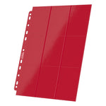 Ultimate Guard 18-Pocket Pages Side-Loading (10) - Red