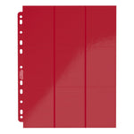 Ultimate Guard 18-Pocket Pages Side-Loading (10) - Red