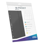 Ultimate Guard 18-Pocket Pages Side-Loading (10) - Grey