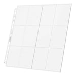 Ultimate Guard 24-Pocket QuadRow Pages Side-Loading (10) - Transparent