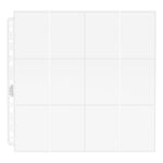 Ultimate Guard 24-Pocket QuadRow Pages Side-Loading (10) - Transparent