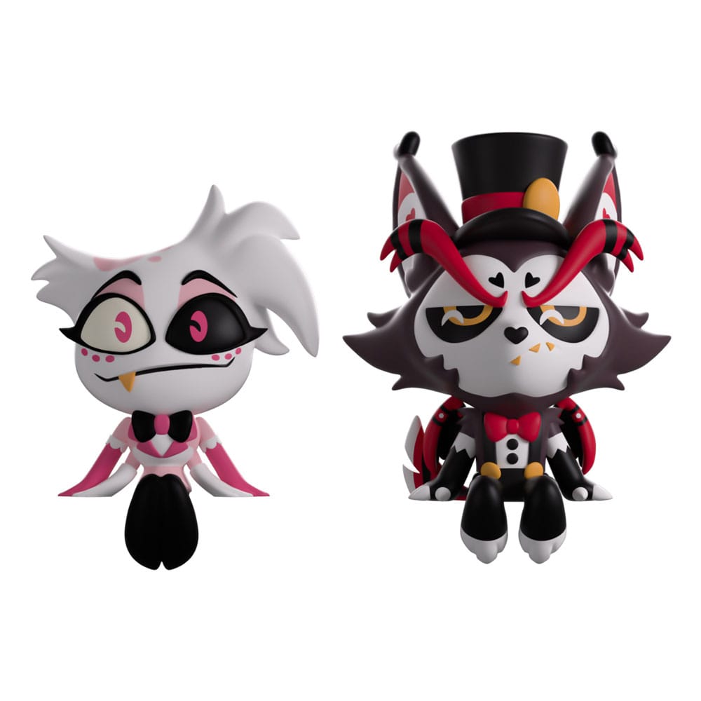 Hazbin Hotel Vinyl Figures Angel Dust & Husk Monitor Buddiez          