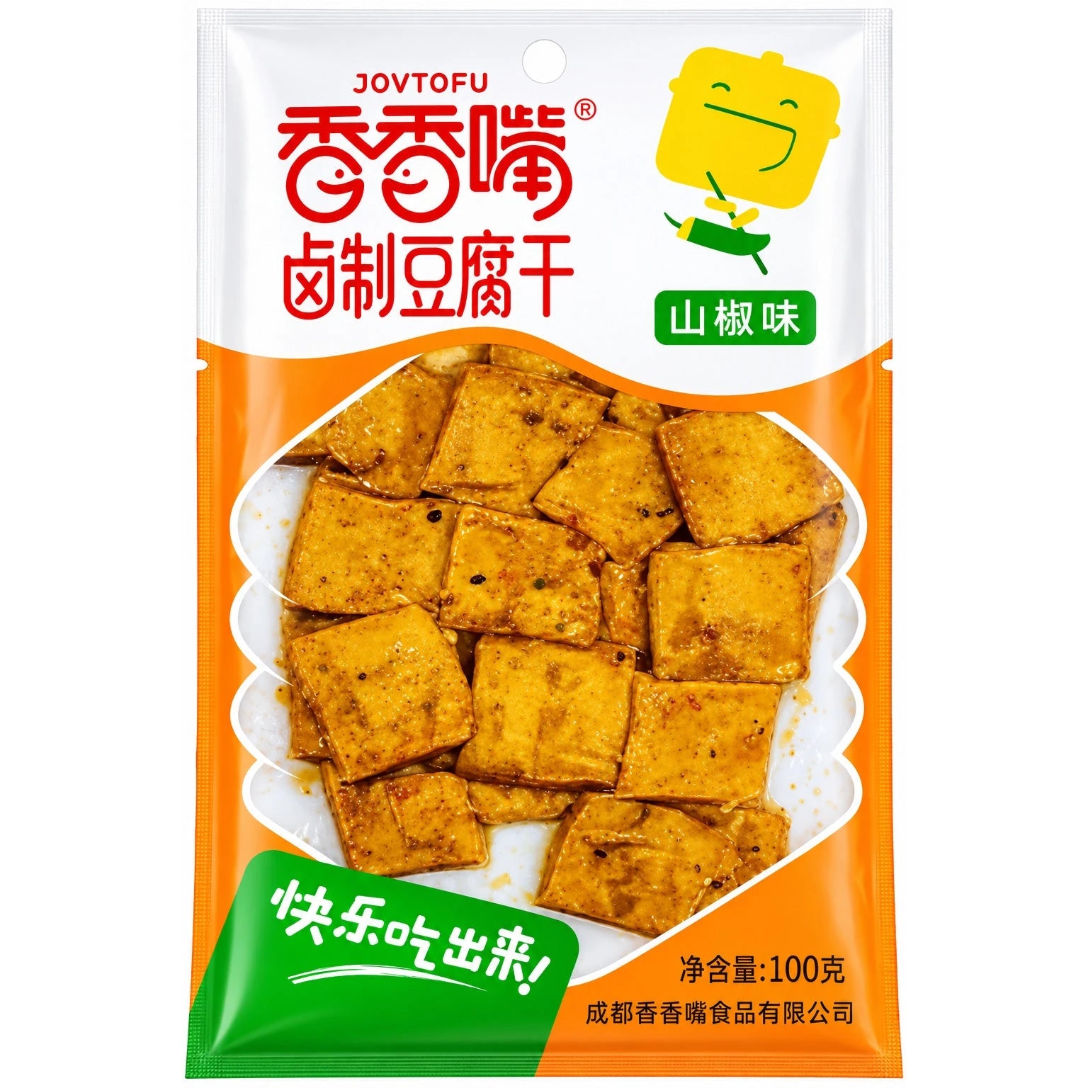 XIANG XIANG ZUI Beancurd Snack - Pickled Millet Chilli Flavour 100g