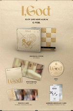 [EAN:8809888411944][IMG:3] XLOV - I,God | 2nd Mini Album | I Ver. / G Ver. / O Ver. / D Ver. | 2026 CD - Random Ver.
