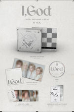 [EAN:8809888411944][IMG:4] XLOV - I,God | 2nd Mini Album | I Ver. / G Ver. / O Ver. / D Ver. | 2026 CD - Random Ver.