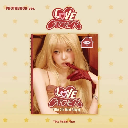 [EAN:8809704435024][IMG:1] YENA - LOVE CATCHER | 5th Mini Album | PHOTOBOOK ver. | CUPID Ver. / CATCH Ver. | 2026 CD - Random Ver.